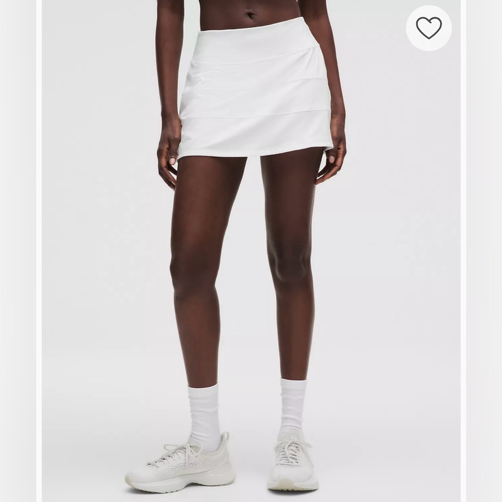 EUC lululemon pace rival mid-rise skirt